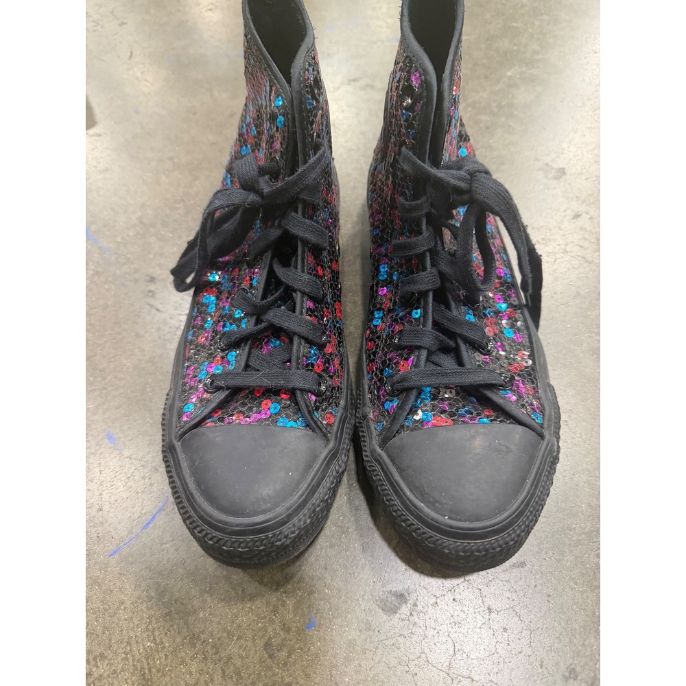 Converse Chuck Taylor All Star Sequin Multi Color Black 562443C Womens 8